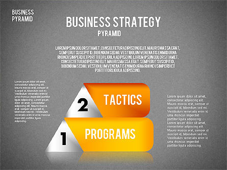 Business Pyramid Diagram, Slide 15, 01857, Stage Diagrams — PoweredTemplate.com