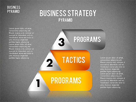 Diagrama de la pirámide de negocios, Diapositiva 16, 01857, Diagramas de la etapa — PoweredTemplate.com
