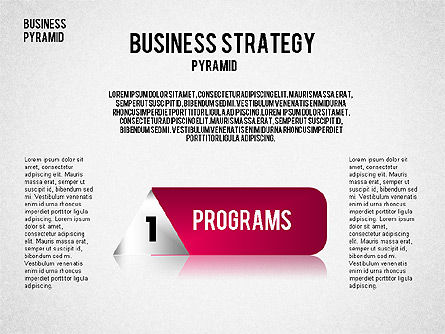 Diagramme pyramidal d'entreprise, Diapositive 6, 01857, Schémas d'étapes — PoweredTemplate.com