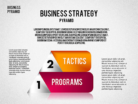 Diagramme pyramidal d'entreprise, Diapositive 7, 01857, Schémas d'étapes — PoweredTemplate.com