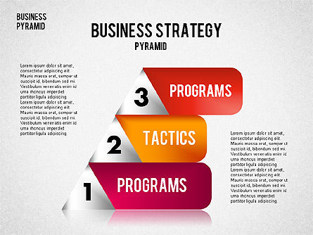Geschäftspyramidendiagramm, Folie 8, 01857, Ablaufdiagramme — PoweredTemplate.com