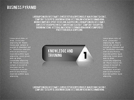 Zakelijke pyramid diagram, Dia 9, 01857, Stage diagrams — PoweredTemplate.com