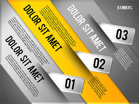 Opzioni con etichette, Slide 11, 01859, Diagrammi Palco — PoweredTemplate.com