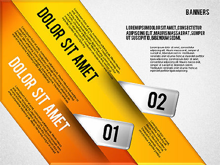Options avec étiquettes, Diapositive 2, 01859, Schémas d'étapes — PoweredTemplate.com
