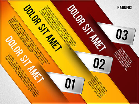 Opzioni con etichette, Slide 3, 01859, Diagrammi Palco — PoweredTemplate.com