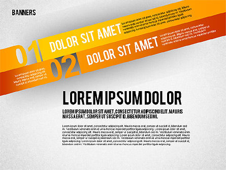 Opzioni con etichette, Slide 5, 01859, Diagrammi Palco — PoweredTemplate.com
