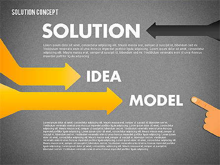 Options de concept de solution, Diapositive 17, 01861, Schémas d'étapes — PoweredTemplate.com