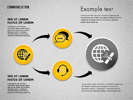 Kommunikations- und Mediensymbole, Folie 12, 01862, Icons — PoweredTemplate.com