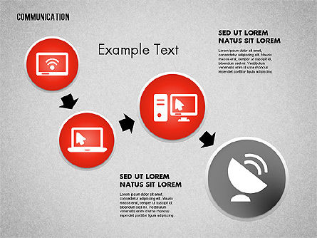 Icônes de communication et de médias, Diapositive 2, 01862, Icônes — PoweredTemplate.com