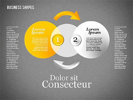 Conjunto de formas de presentación, Diapositiva 16, 01863, Formas — PoweredTemplate.com