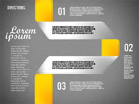 Schéma de flexion de ruban, Diapositive 14, 01865, Schémas d'étapes — PoweredTemplate.com