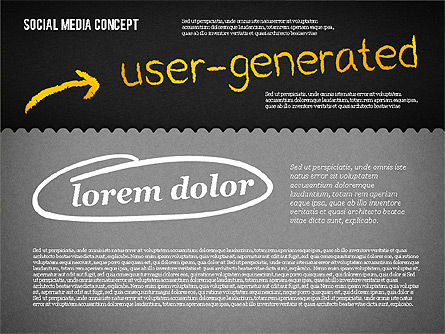 Social Media Presentation Concept, Slide 19, 01867, Presentation Templates — PoweredTemplate.com