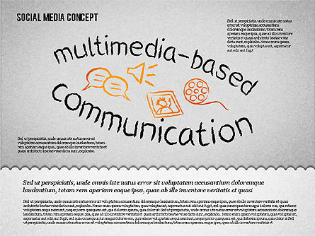 Social Media Presentation Concept, Slide 3, 01867, Presentation Templates — PoweredTemplate.com