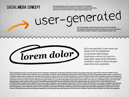 Concept de présentation des médias sociaux, Diapositive 9, 01867, Modèles de présentations — PoweredTemplate.com