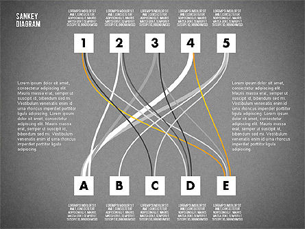 Sankey diagramma Toolbox, Slide 14, 01873, Diagrammi di Processo — PoweredTemplate.com
