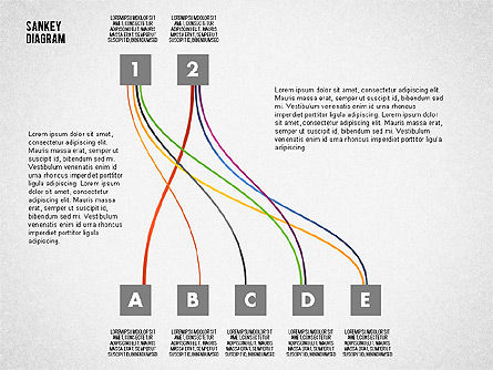 Sankey Diagram Toolbox, Slide 2, 01873, Process Diagrams — PoweredTemplate.com