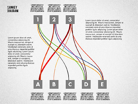 Sankey Diagram Toolbox, Slide 3, 01873, Process Diagrams — PoweredTemplate.com
