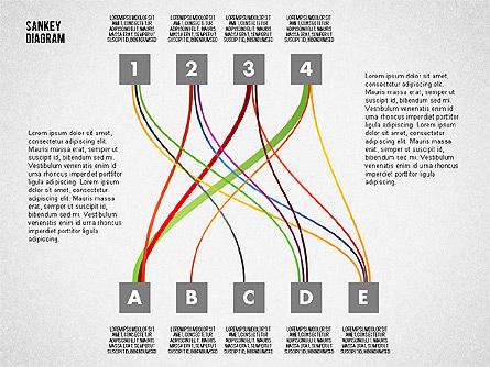Sankey diagram toolbox, スライド 4, 01873, プロセス図 — PoweredTemplate.com