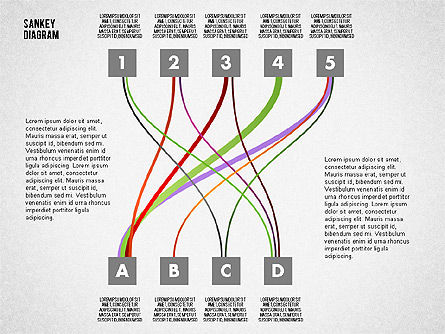 Sankey Diagram Toolbox, Slide 6, 01873, Process Diagrams — PoweredTemplate.com
