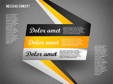 Speech Bubbles Concept, Slide 15, 01880, Shapes — PoweredTemplate.com