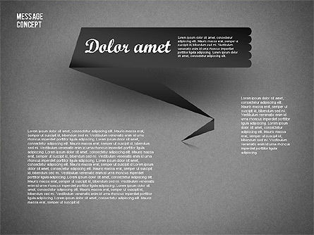 Concept des bulles de parole, Diapositive 16, 01880, Formes — PoweredTemplate.com