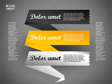 Concept des bulles de parole, Diapositive 18, 01880, Formes — PoweredTemplate.com