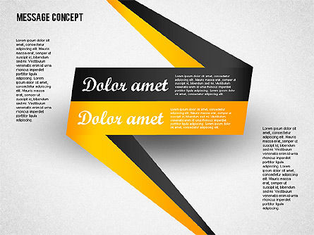 Bolle di discorso concept, Slide 5, 01880, Forme — PoweredTemplate.com