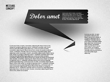Concept des bulles de parole, Diapositive 7, 01880, Formes — PoweredTemplate.com