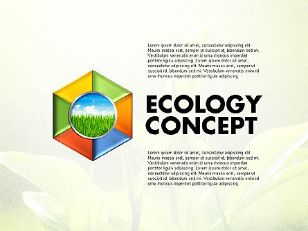 Etapas con el diagrama de la ecología de la foto, Plantilla de PowerPoint, 01882, Diagramas de la etapa — PoweredTemplate.com