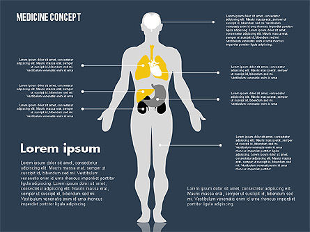Medical Presentation Concept, Slide 10, 01884, Medical Diagrams and Charts — PoweredTemplate.com