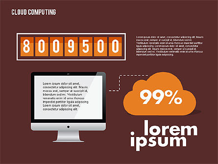 Diagrama de Soluciones Cloud, Diapositiva 10, 01888, Modelos de negocios — PoweredTemplate.com