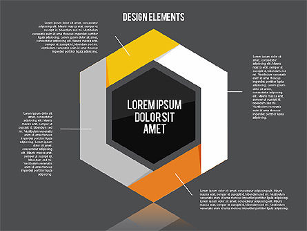 Boîte à outils à formes planes, Diapositive 11, 01889, Formes — PoweredTemplate.com