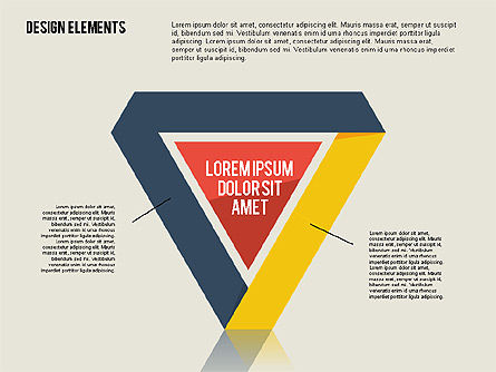 Caja de herramientas de formas de diseño plano, Diapositiva 5, 01889, Formas — PoweredTemplate.com