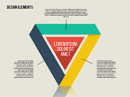 Caja de herramientas de formas de diseño plano, Diapositiva 6, 01889, Formas — PoweredTemplate.com