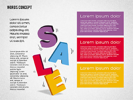 Words Concept Diagram, Slide 8, 01890, Business Models — PoweredTemplate.com
