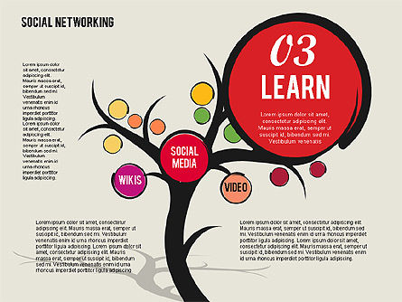 Social Networking Tree, Slide 4, 01891, Presentation Templates — PoweredTemplate.com