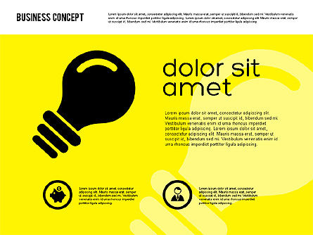 Concepto de Presentación en Diseño Plano, Diapositiva 14, 01894, Plantillas de presentación — PoweredTemplate.com