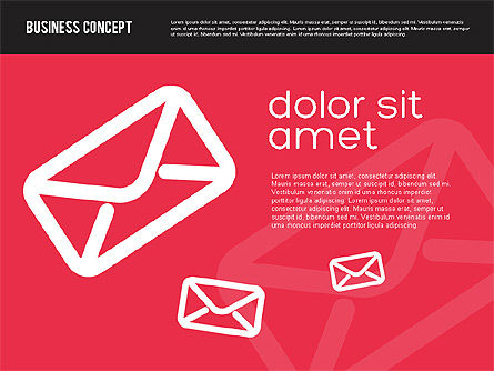 Presentatie concept flat ontwerp, Dia 5, 01894, Presentatie Templates — PoweredTemplate.com