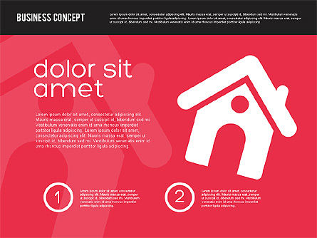 Concepto de Presentación en Diseño Plano, Diapositiva 7, 01894, Plantillas de presentación — PoweredTemplate.com