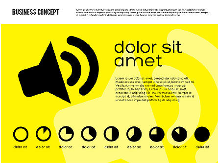Concepto de Presentación en Diseño Plano, Diapositiva 9, 01894, Plantillas de presentación — PoweredTemplate.com