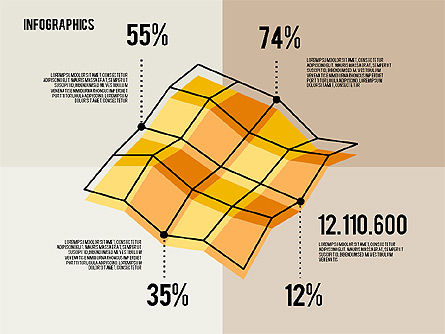 Diagrammi cassetta degli attrezzi in design piatto, Slide 6, 01898, Modelli Presentazione — PoweredTemplate.com