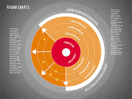 Radardiagram in vlakke stijl, Dia 14, 01903, Businessmodellen — PoweredTemplate.com
