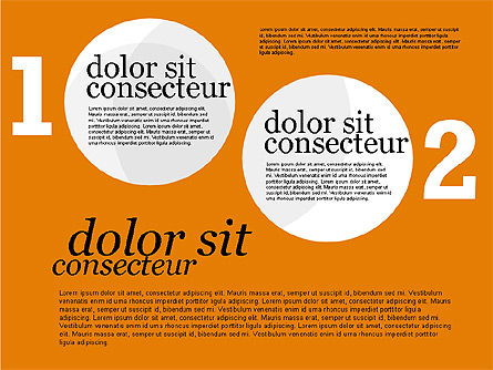 Numéros et spots, Diapositive 2, 01906, Modèles commerciaux — PoweredTemplate.com