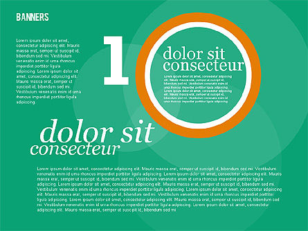 Numéros et spots, Diapositive 4, 01906, Modèles commerciaux — PoweredTemplate.com