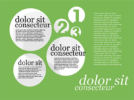 Numéros et spots, Diapositive 7, 01906, Modèles commerciaux — PoweredTemplate.com