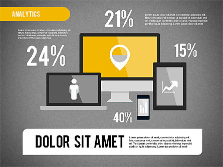 Analytic infographics presentatie, Dia 14, 01907, Businessmodellen — PoweredTemplate.com