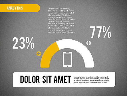분석적 infographics 프레젠테이션, 슬라이드 16, 01907, 비즈니스 모델 — PoweredTemplate.com