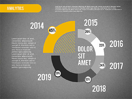 Présentation infographique analytique, Diapositive 9, 01907, Modèles commerciaux — PoweredTemplate.com