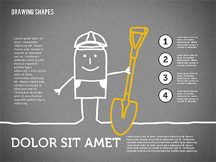 다른 상황에서 재미있는 캐릭터, 슬라이드 15, 01908, 비즈니스 모델 — PoweredTemplate.com