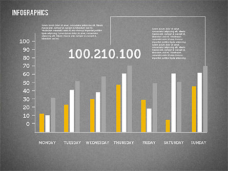 Ensemble de diagrammes de conception plats, Diapositive 14, 01912, Modèles commerciaux — PoweredTemplate.com